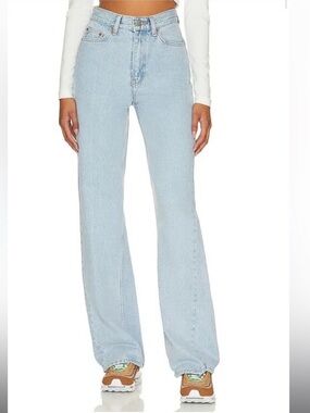 echo spiral cut straight in stream light retro dr denim